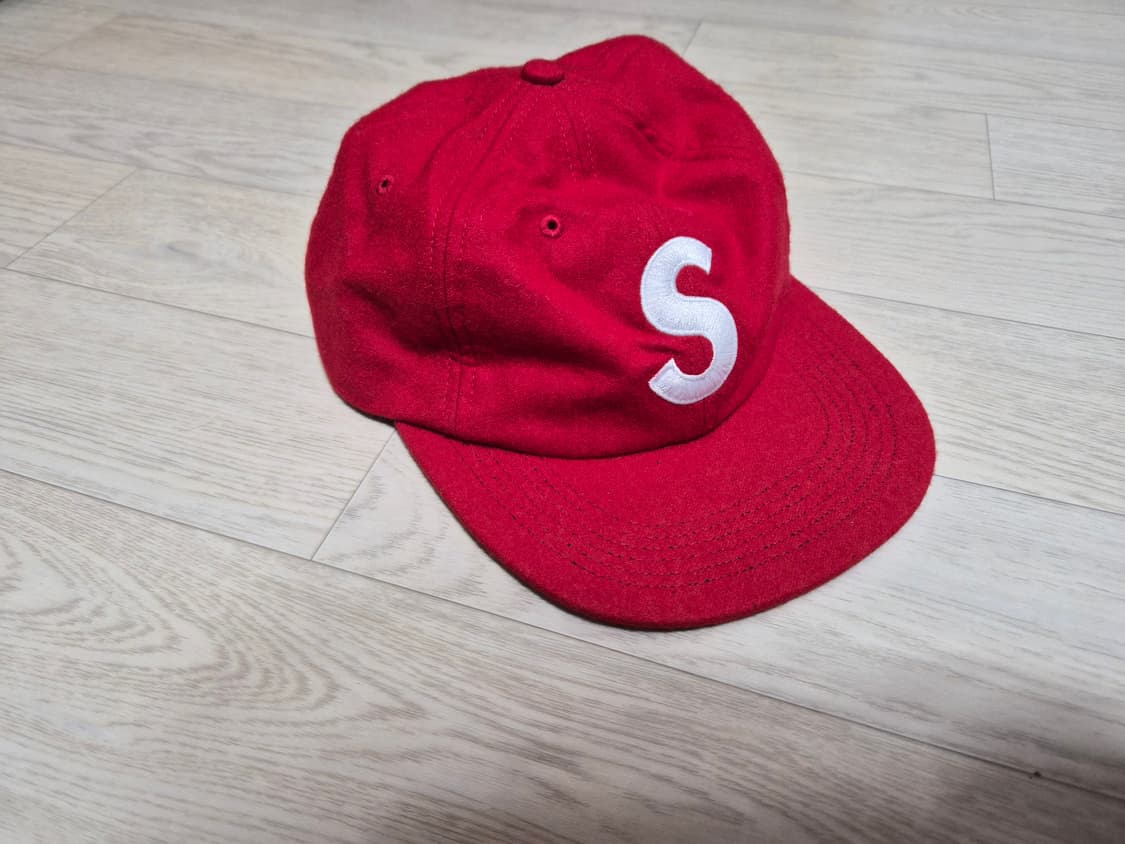 (3회착) 슈프림 울 S로고 캠프캡 상품이미지6