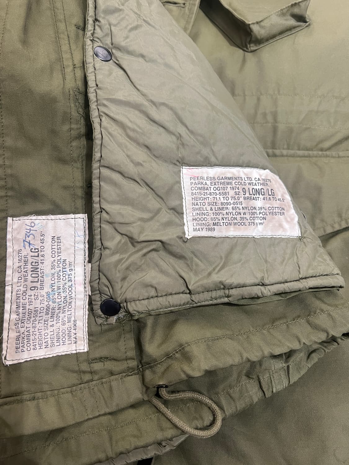 80‘s캐나다군 익스트림 콜드 웨더 파카 상품이미지6