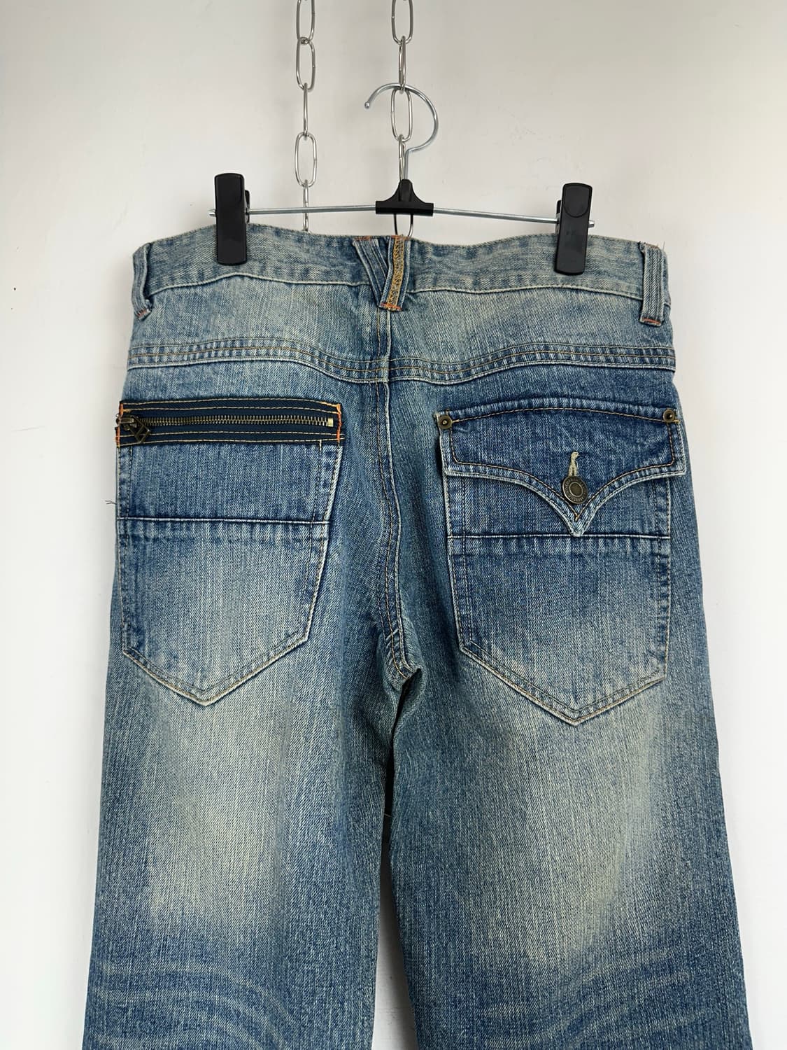 Zip Pocket Flare Denim Pants   상품이미지8