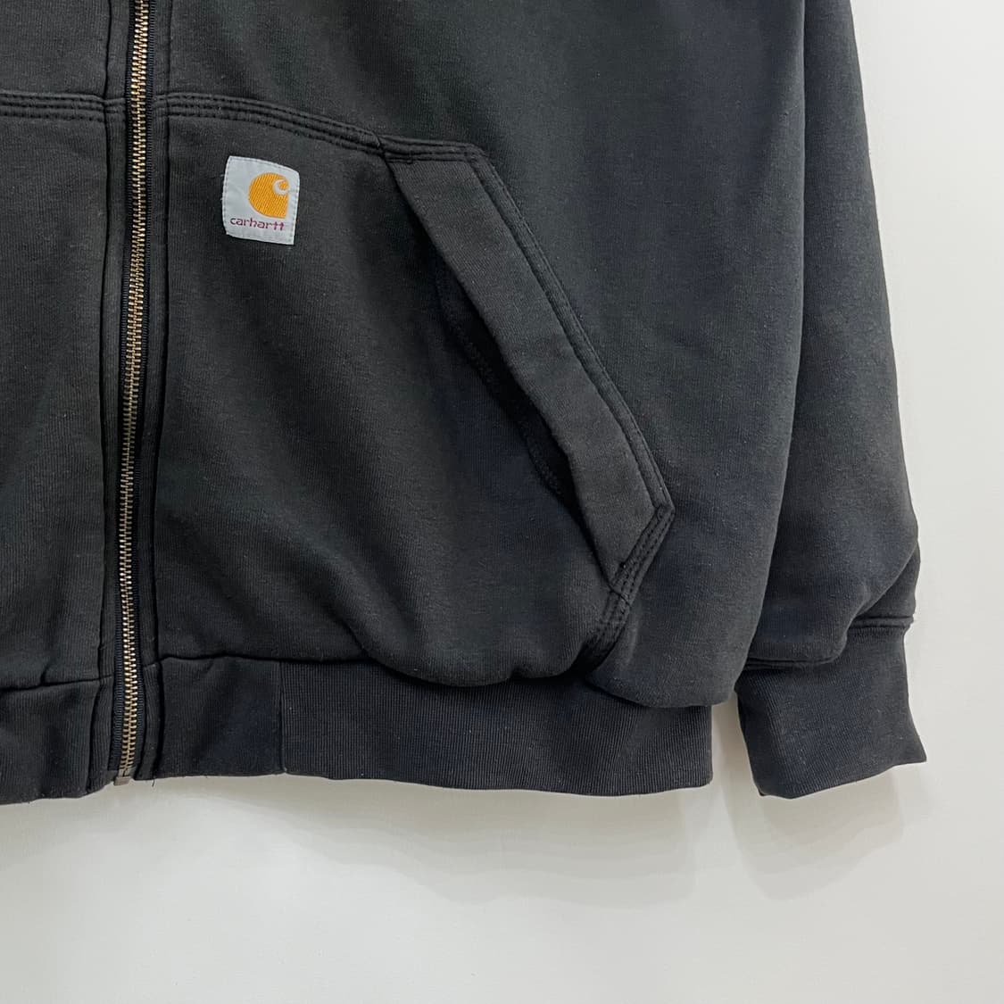 칼하트 써멀 블랙 후드집업 상품이미지4