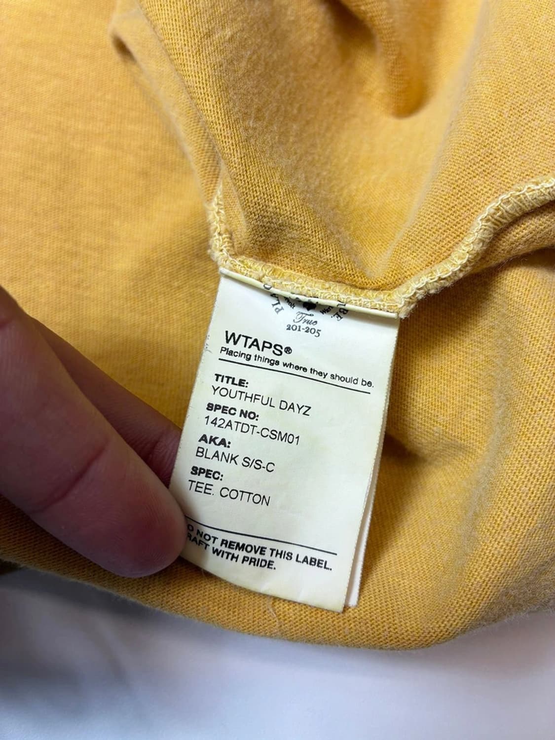 WTAPS 더블탭스 크루넥 반팔 티셔츠 PN8591 상품이미지9