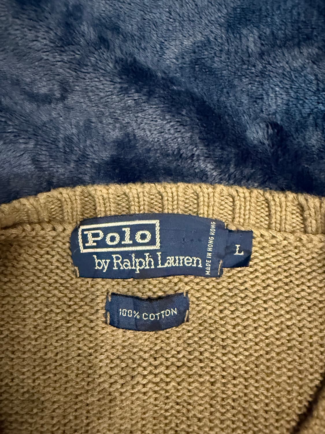 폴로 니트 조끼 L 상품이미지3