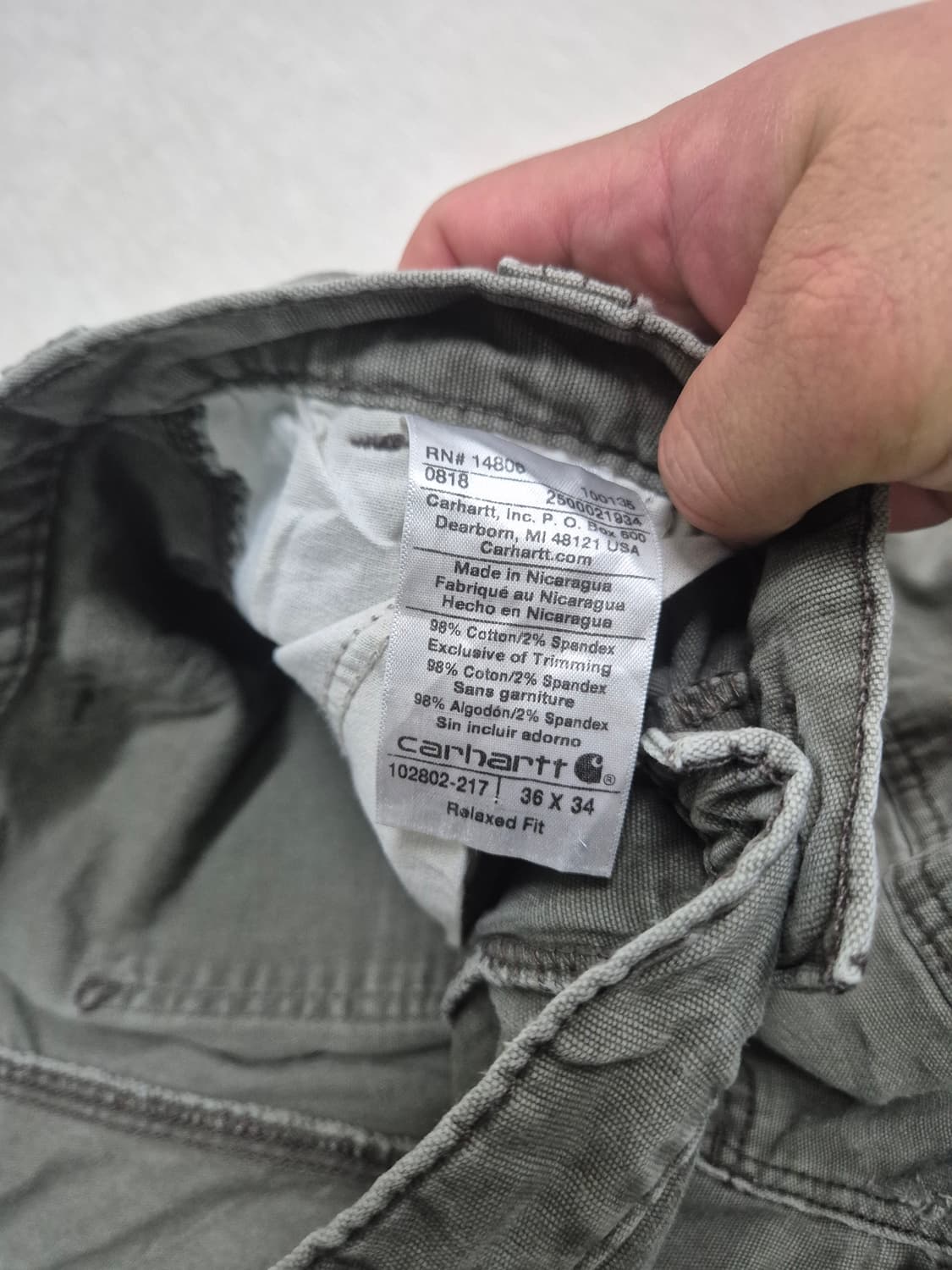 칼하트 팬츠 상품이미지6