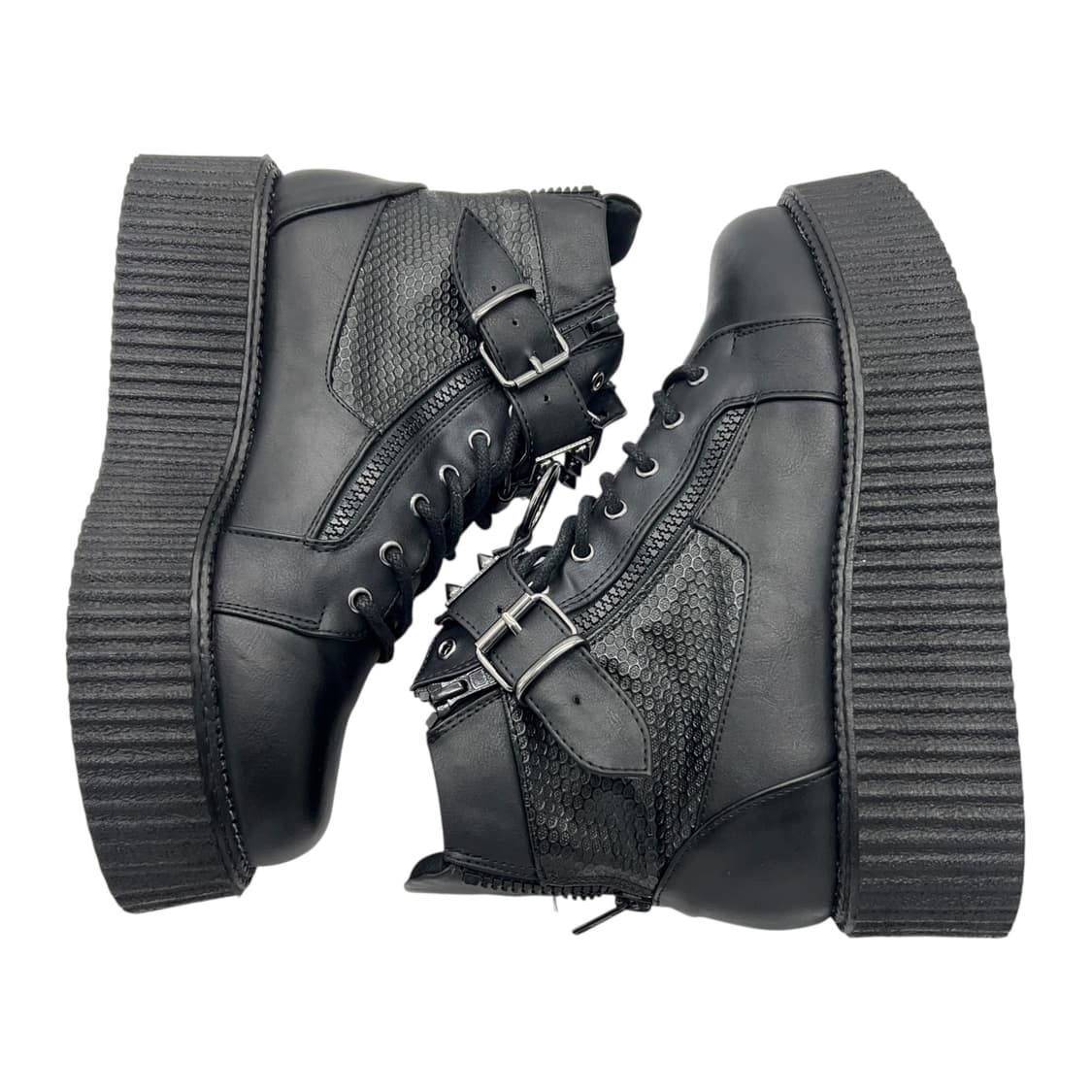 260 데모니아 클리퍼 락 부츠 블랙 (US8) 상품이미지3