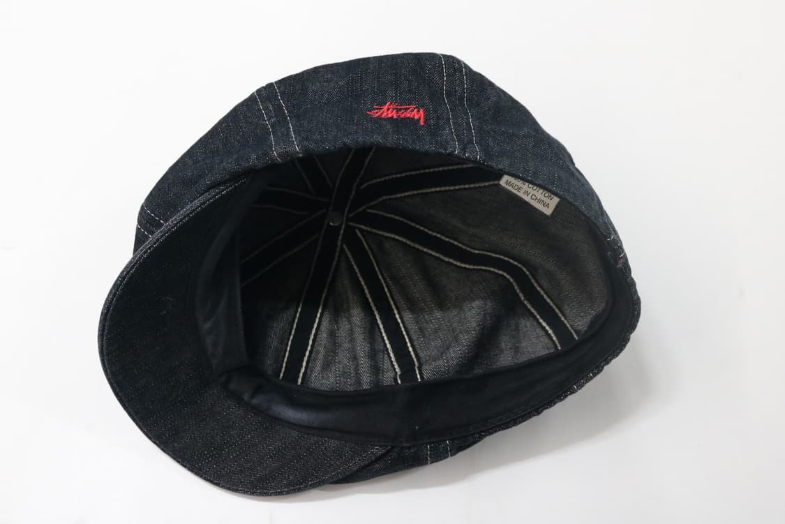 스투시 STUSSY 90s 빈티지 인디고 데님 뉴스보이 캡 (L/XL) 상품이미지5