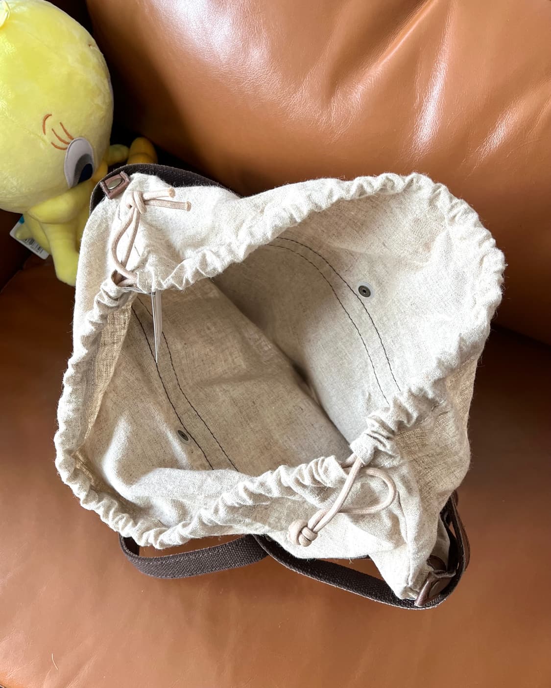 Vintage Leather Harness Stud Tote Bag 상품이미지8