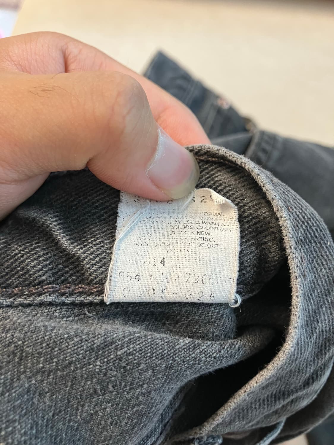 90s Levi’s black 505 (USA) 상품이미지9