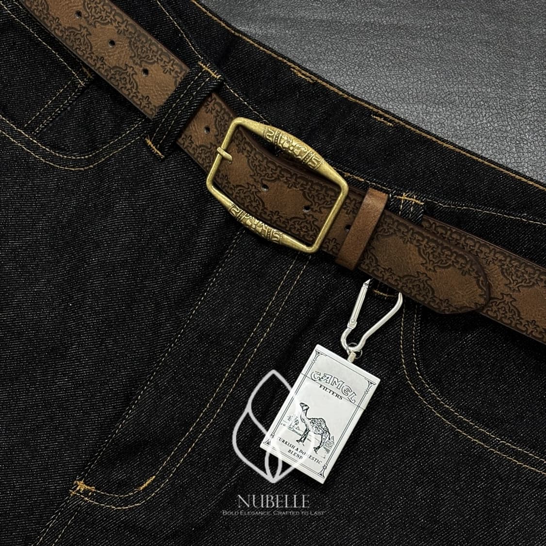 🌗 Antique ethnic belt / 엔틱 에스닉 가죽 벨트 상품이미지2
