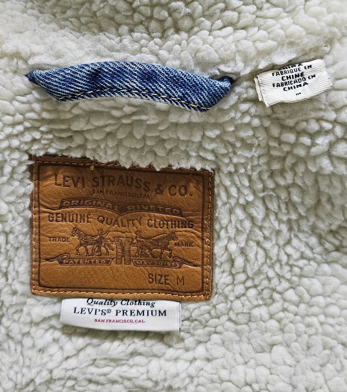 리바이스 양털 청자켓 상품이미지6