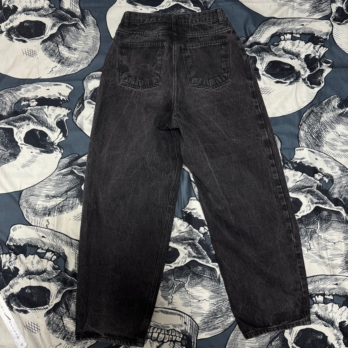 JWA스튜디오 흑청와이드데님  여성 M사이즈 상품이미지4