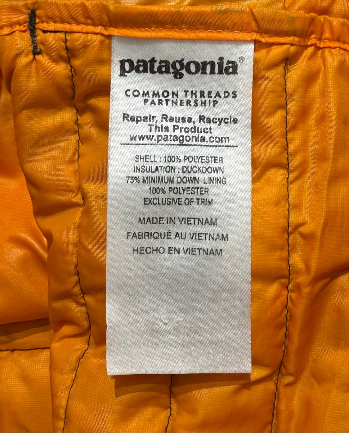 파타고니아 경량 다운 자켓 상품이미지7