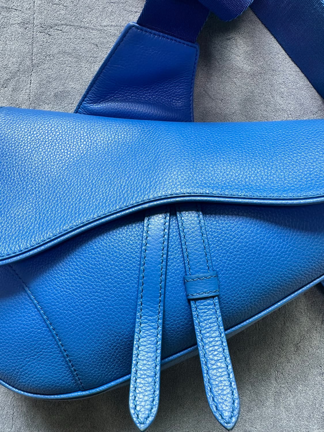 디올 새들백 블루 상품이미지3