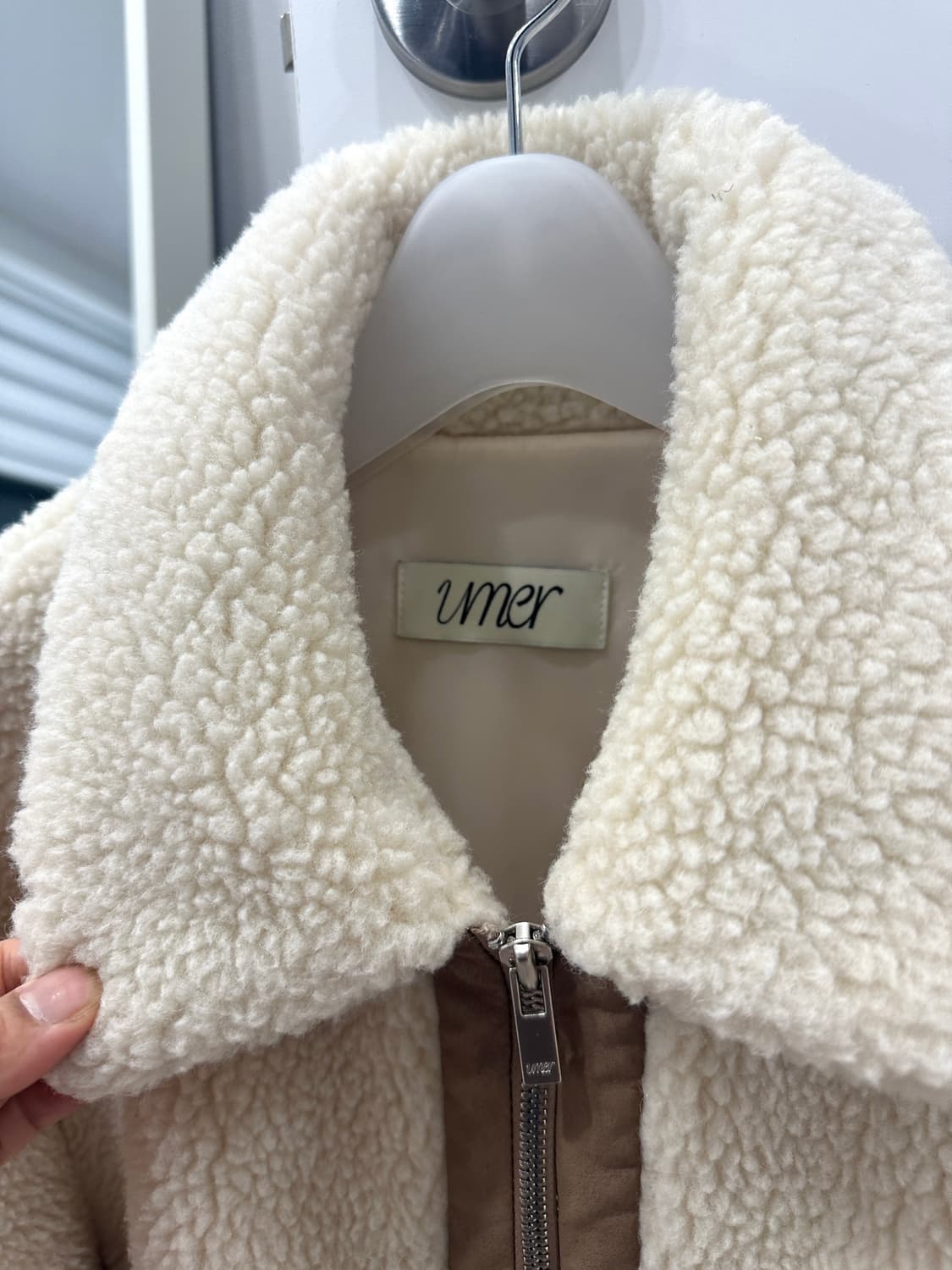 유메르 줄리 봄버 시어링 무스탕 상품이미지5