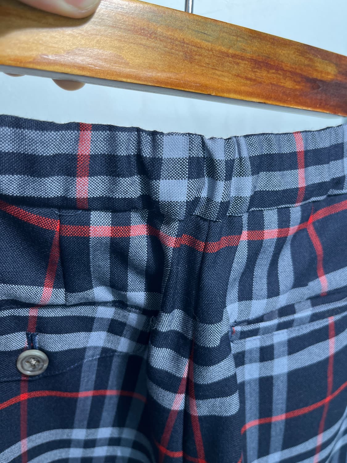 [L] (새상품) burberry 버버리 wool 100% 팬츠 상품이미지9