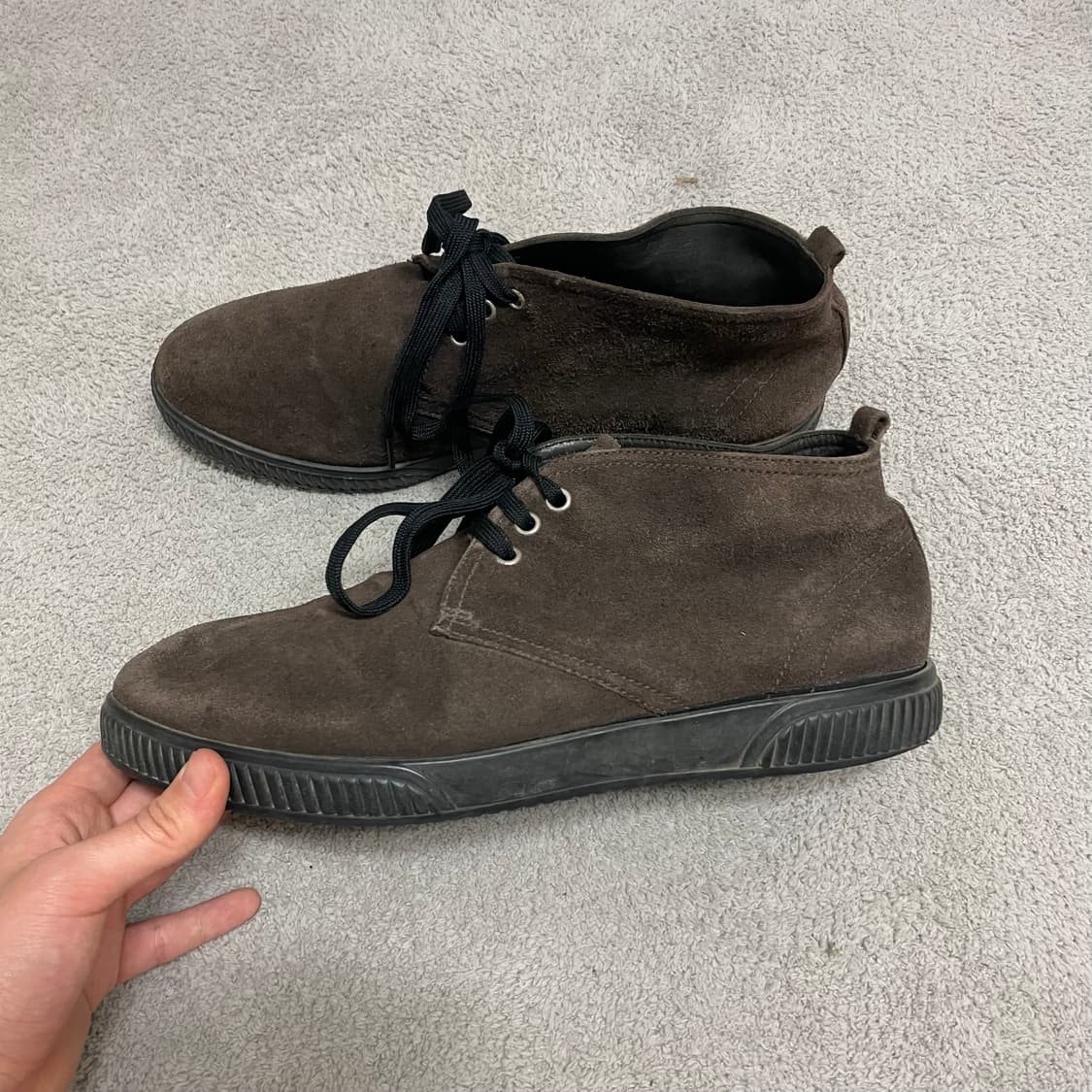 275) 프라다 스포츠 스웨이드 레더 스니커즈 신발 상품이미지1