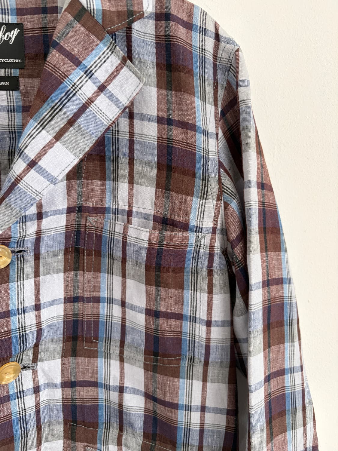 BEAMS BOY linen jacket 상품이미지3