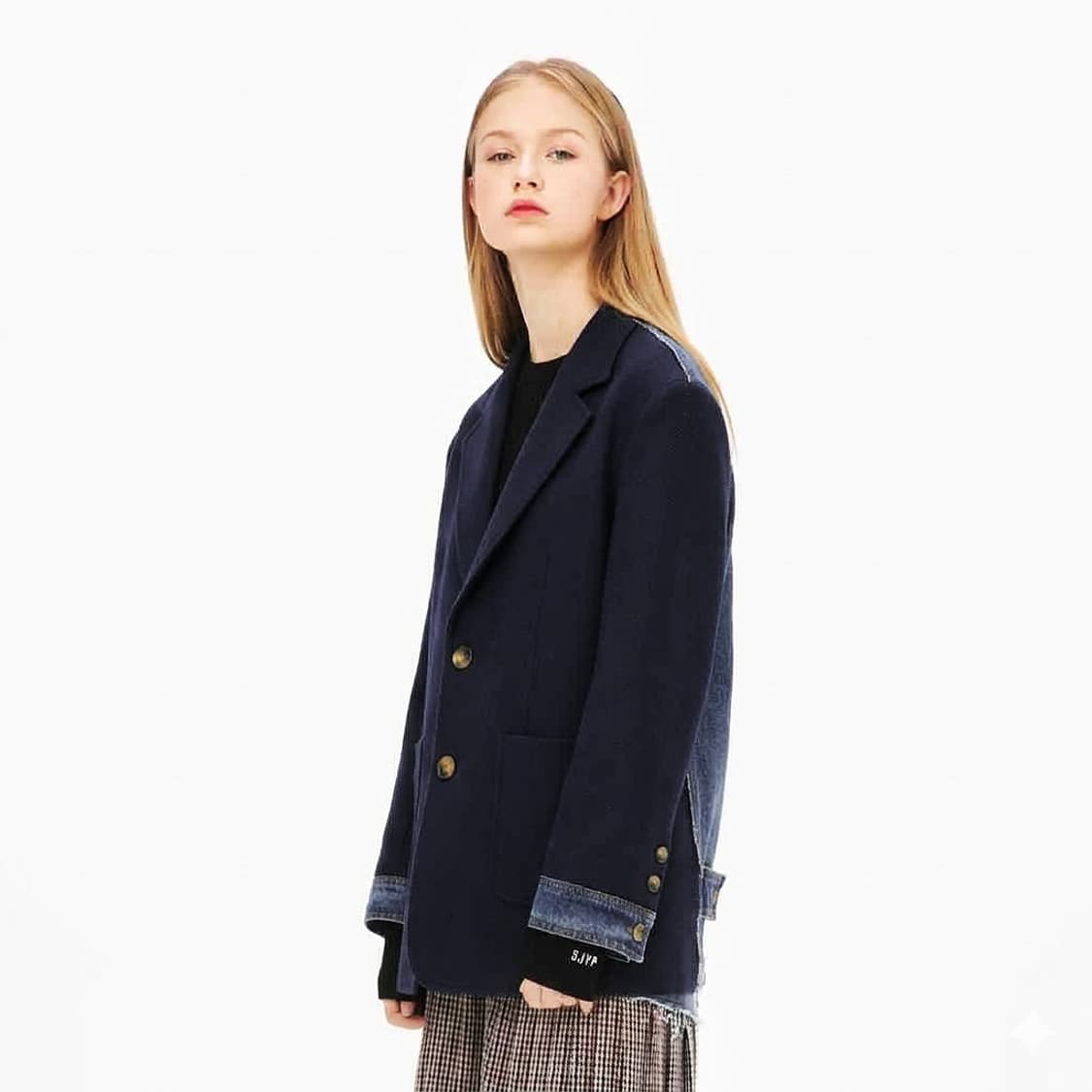 SJYP 오버핏 백데님 자켓 상품이미지1