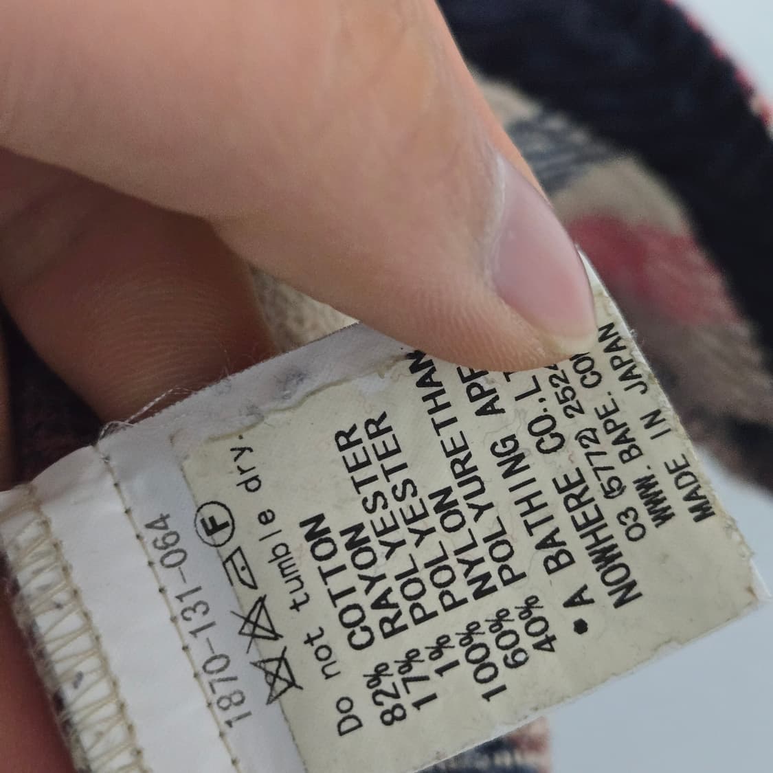 베이프 암 패치 플란넬 체크셔츠 / 여성 셔츠 / 여자 셔츠  상품이미지4