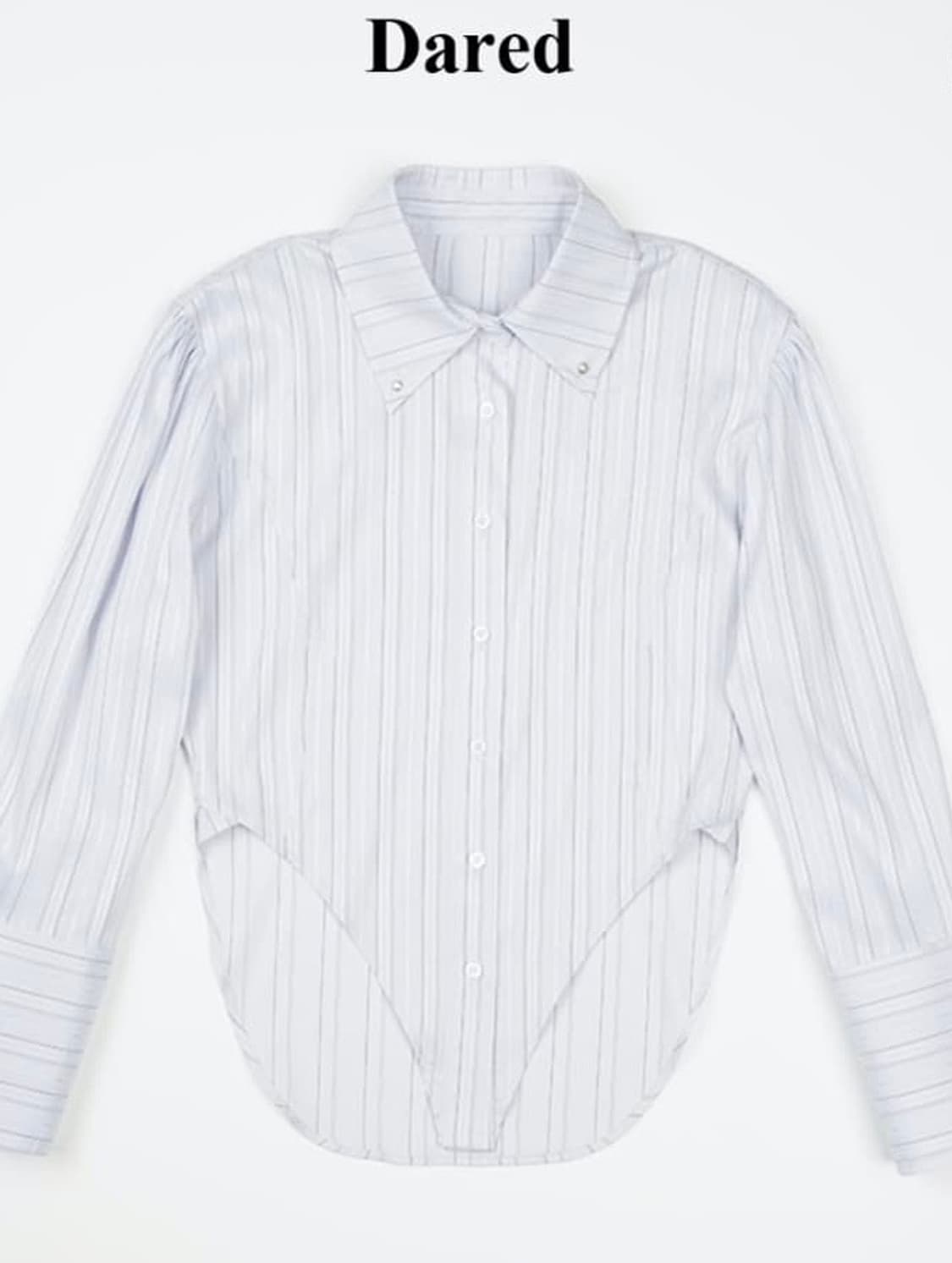 DARED bikini line metal stripe shirt 상품이미지3