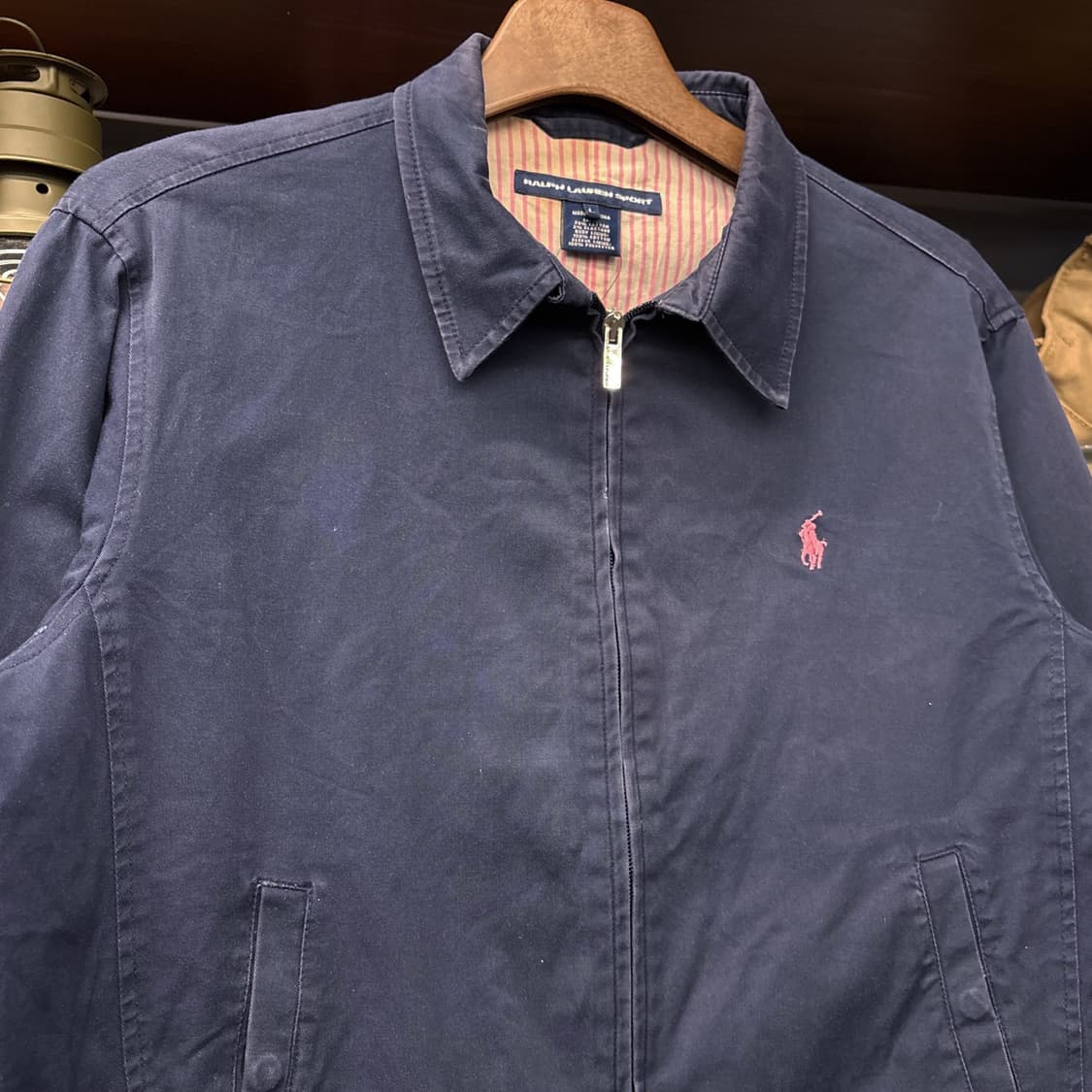 90s 랄프로렌 스포츠 크롭 바이스윙 자켓 핑크포니 N833 상품이미지3