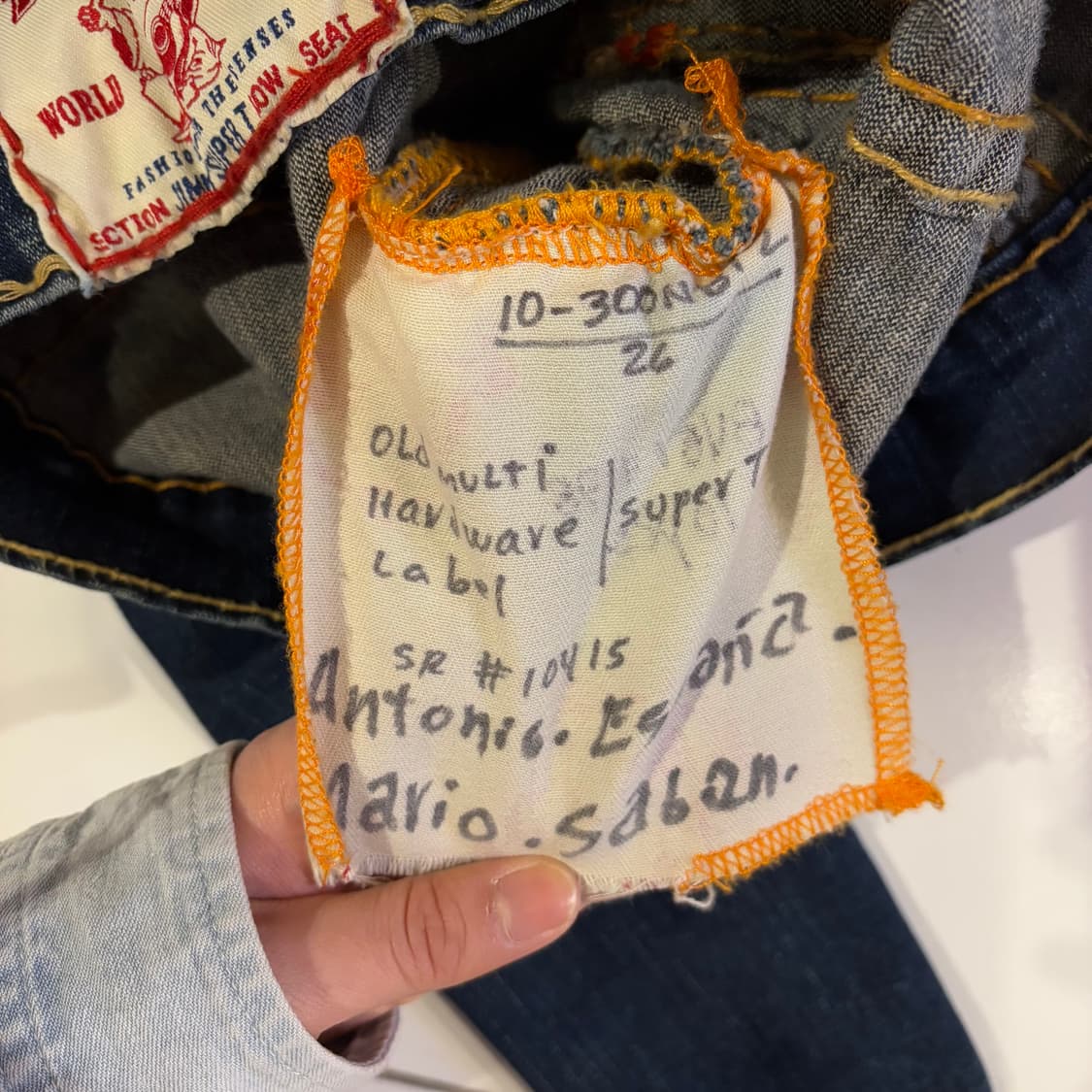 트루릴리젼 시그니쳐 데님 트러커 우먼스 자켓 상품이미지5