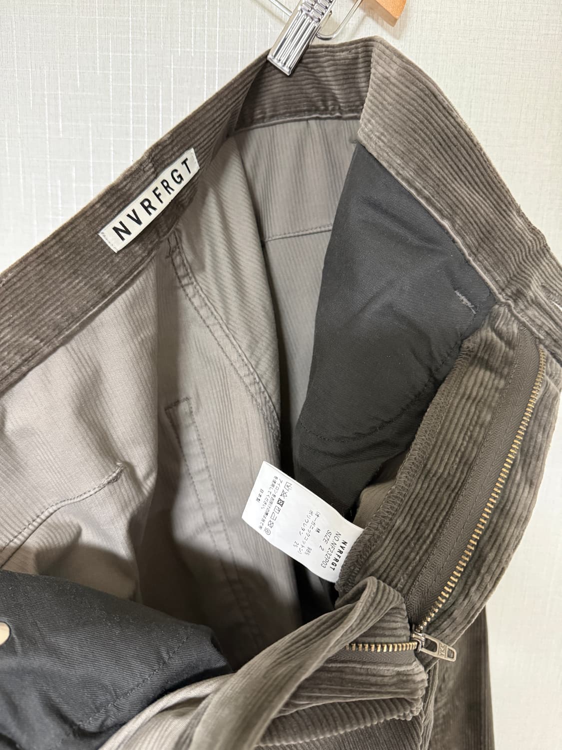 네버포겟 코듀로이 트위스트 팬츠 상품이미지5