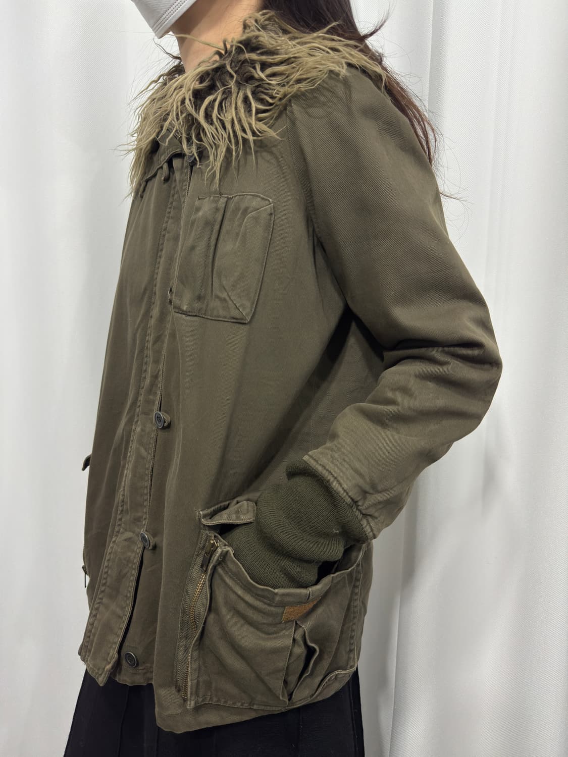 osmosis design fur hood jacket 상품이미지4