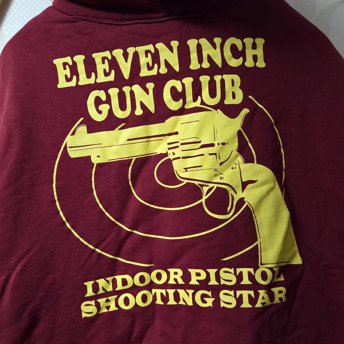 [S] 베트멍 다크니스 건클럽 리버시블 봄버 후드 집업 버건디 상품이미지7