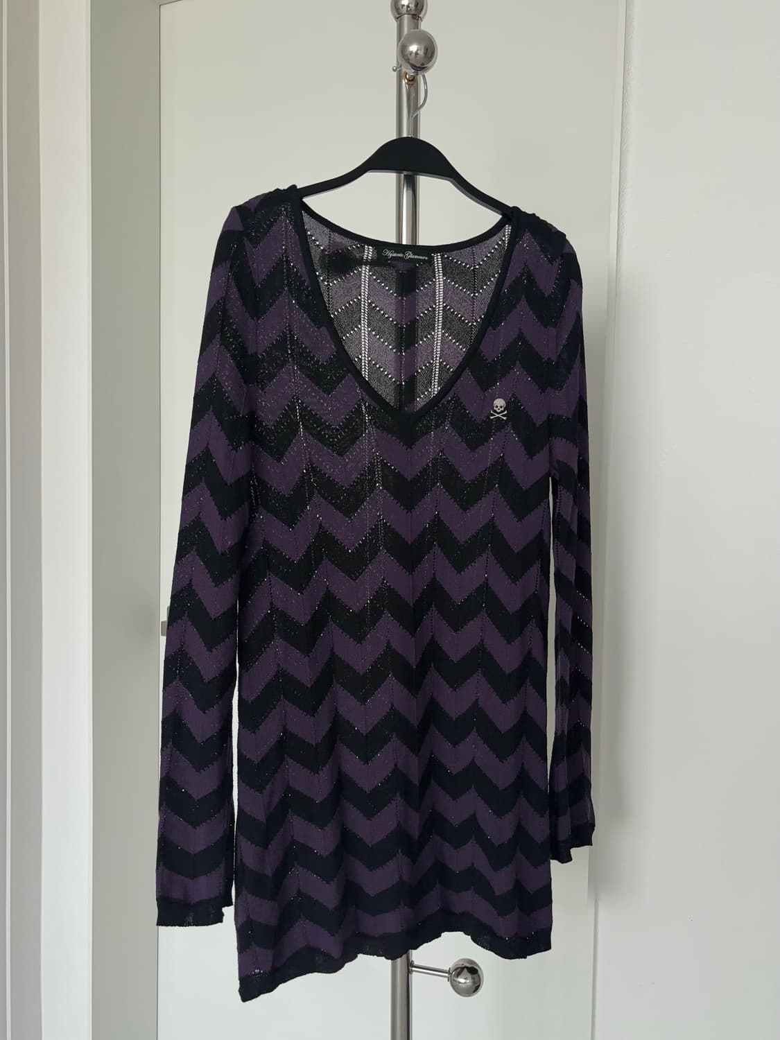 스트라이프 니트 원피스 상품이미지2