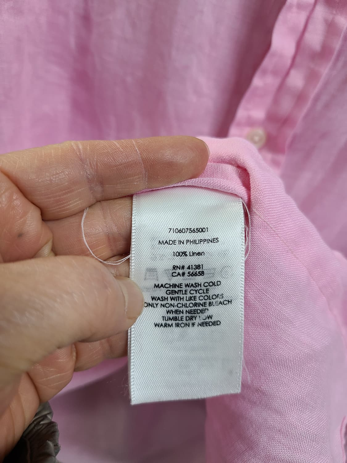 폴로랄프로렌 린넨100 셔츠  상품이미지5