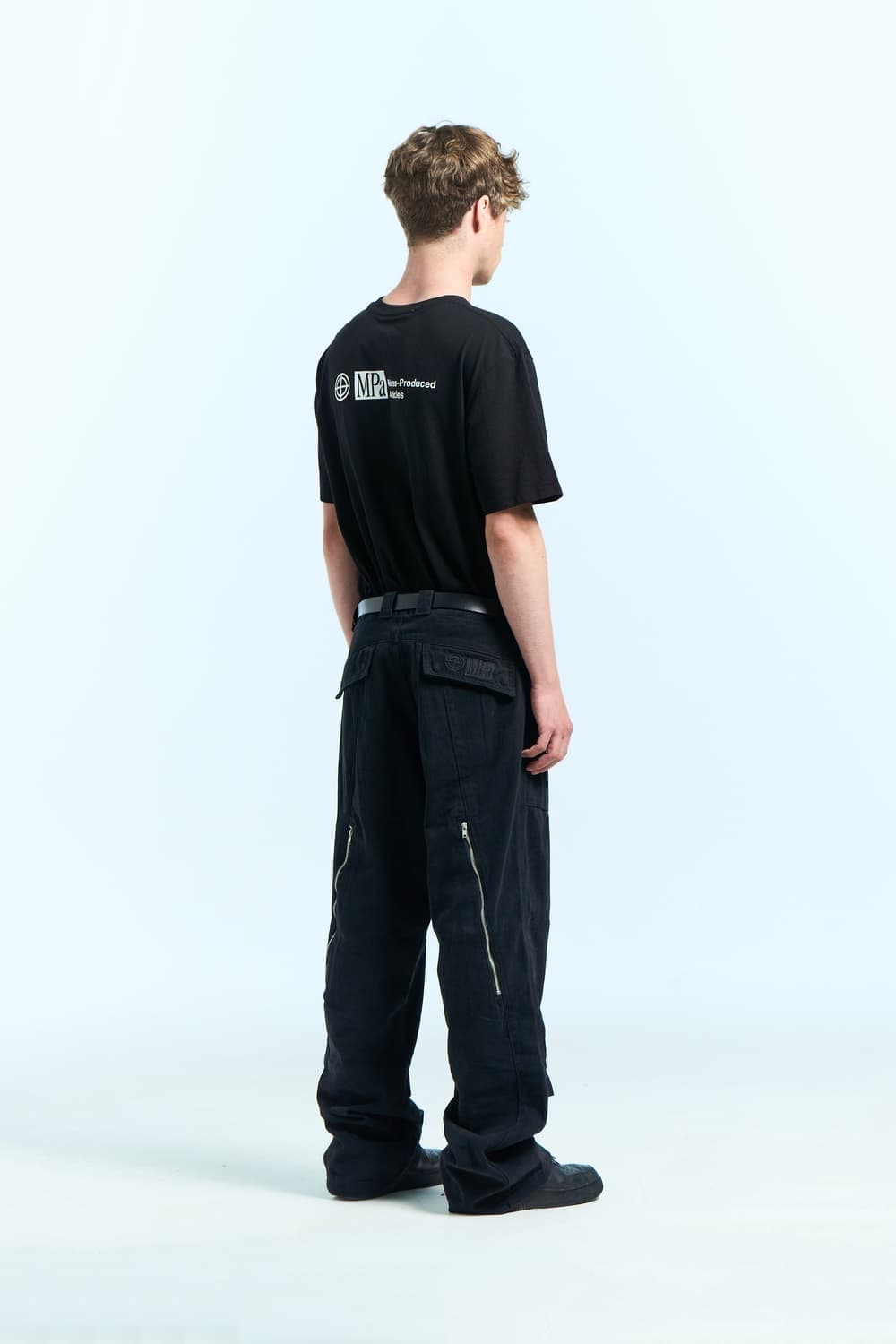 PLASTICPRODUCT WAVE ZIPPER PANTS 상품이미지1