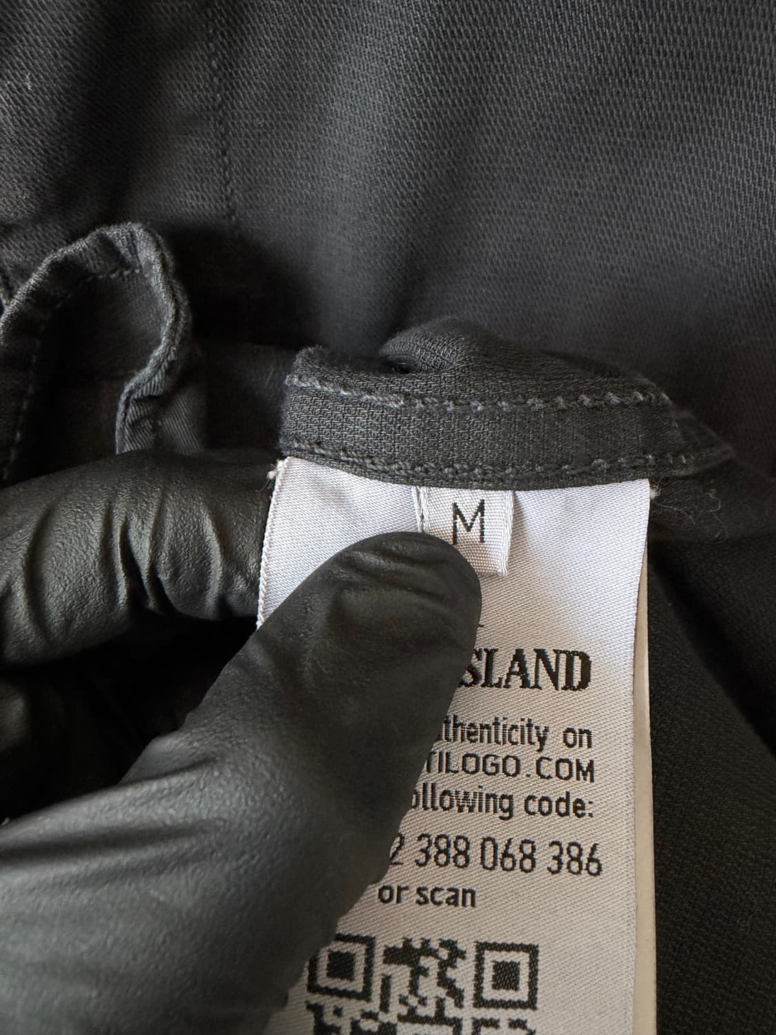 스톤아일랜드 가먼트다이드 올드이펙트 오버셔츠 상품이미지8