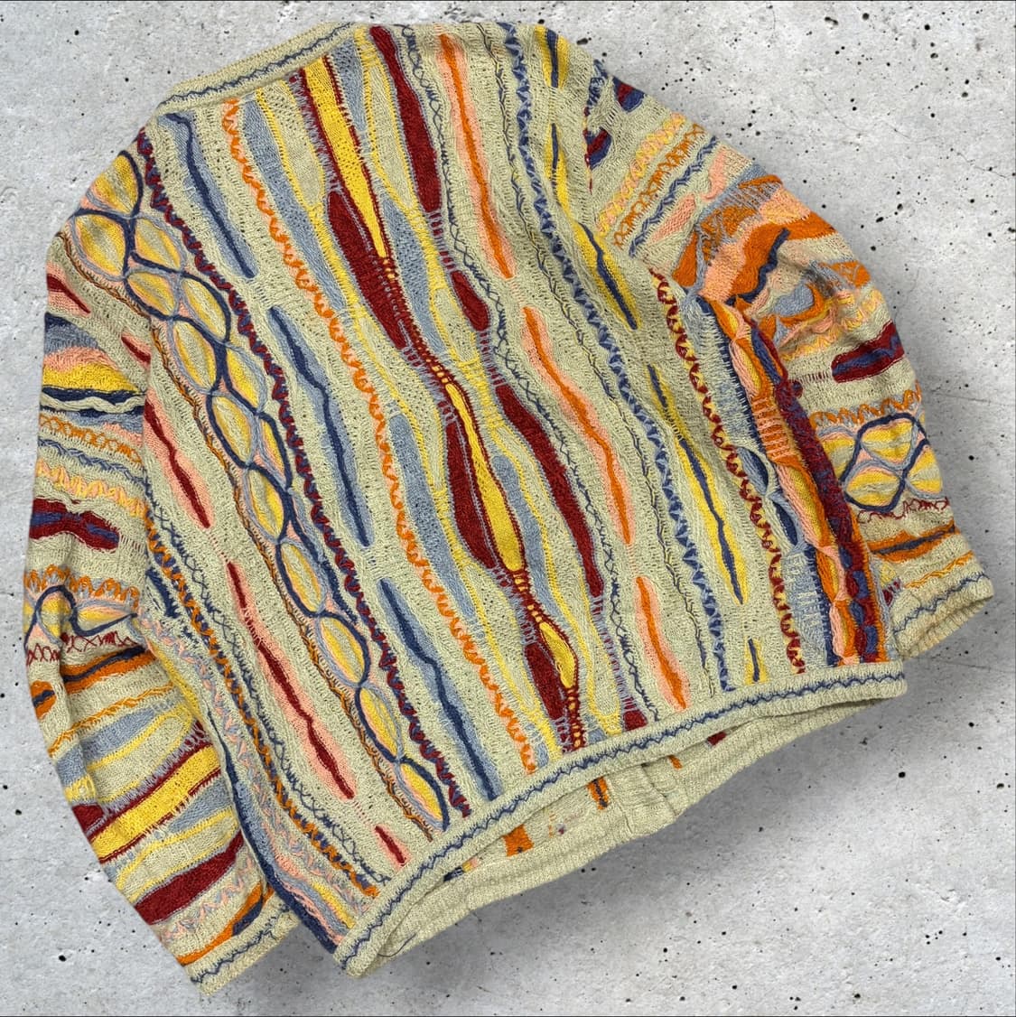 [S] 쿠지 OG 니트 가디건 멀티컬러 D44 상품이미지2