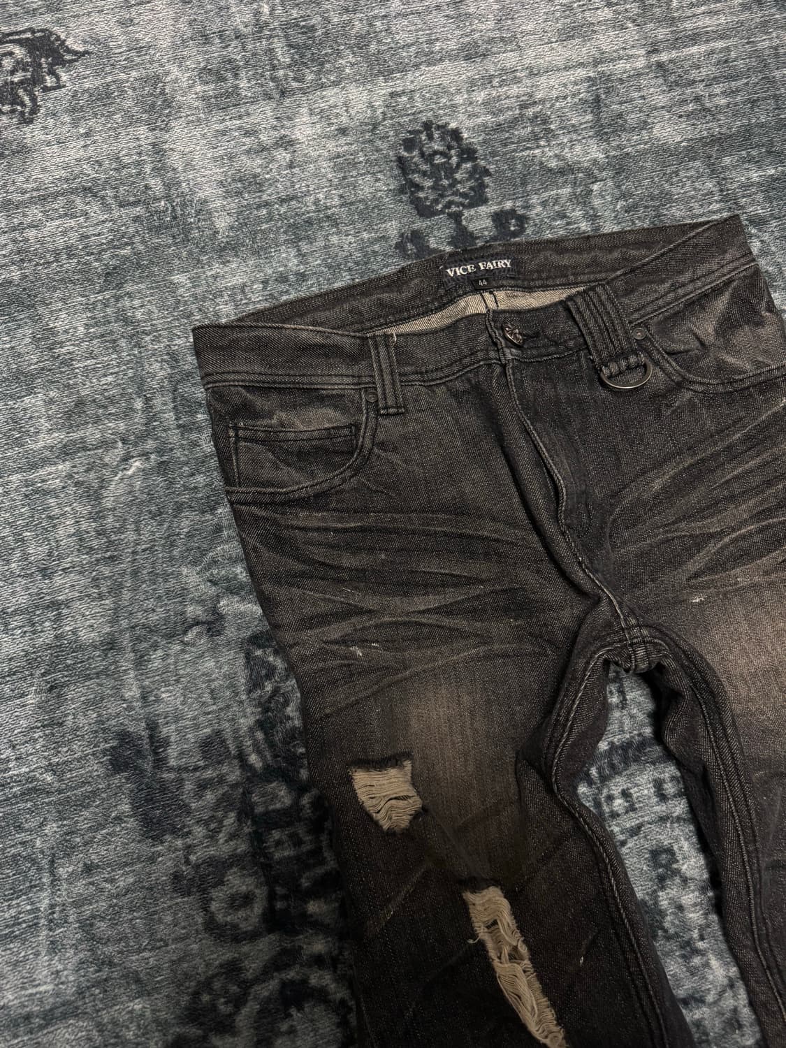 Vice fairy 00s vkei shadow washing flare 상품이미지5