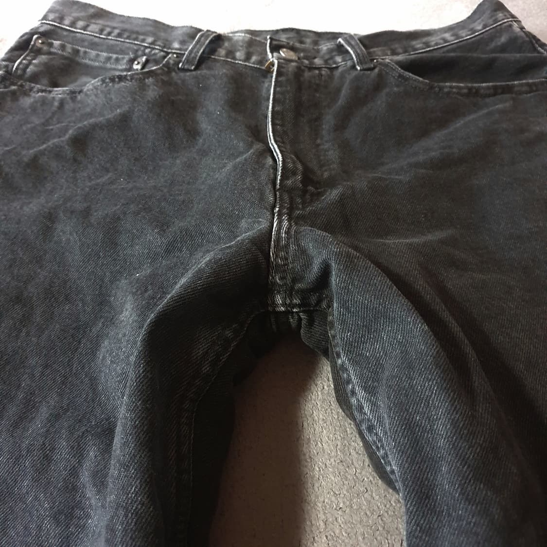 빈티지 리바이스 565 블랙진 데님 팬츠 W34 L32 상품이미지4