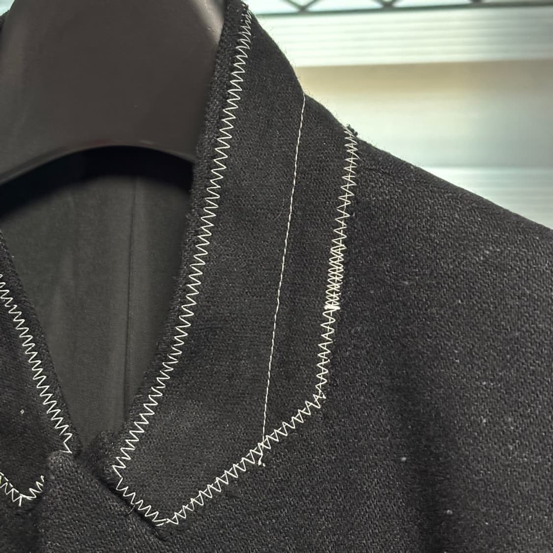 M) 꼼데가르송 옴므 울 트위드 블레이저 상품이미지2