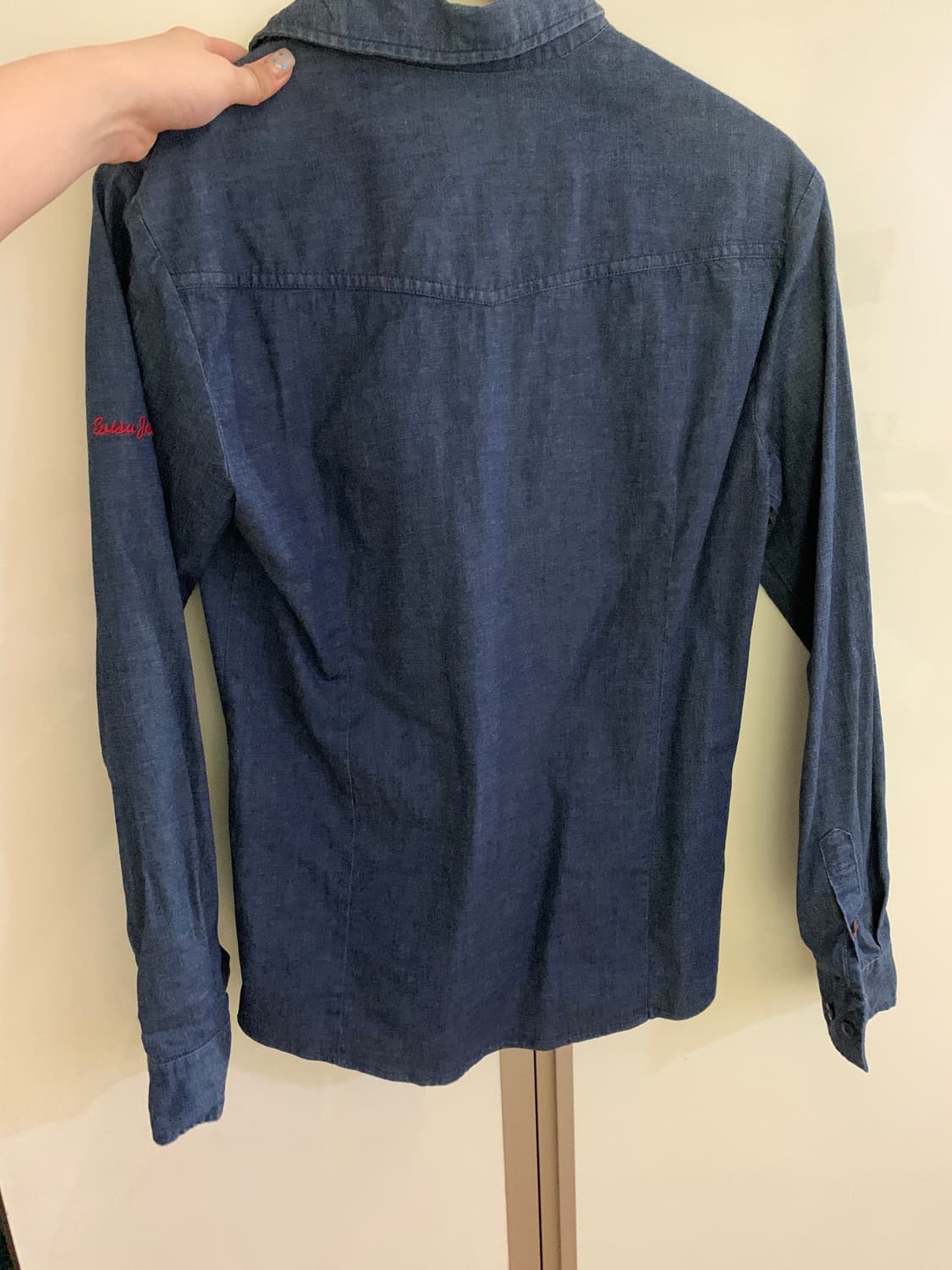 에비수 데님 셔츠 상품이미지2