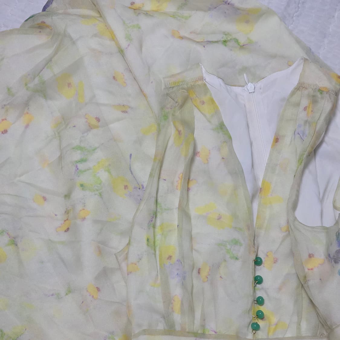 모리걸 페어리 쉬폰 민소매 롱원피스 상품이미지3