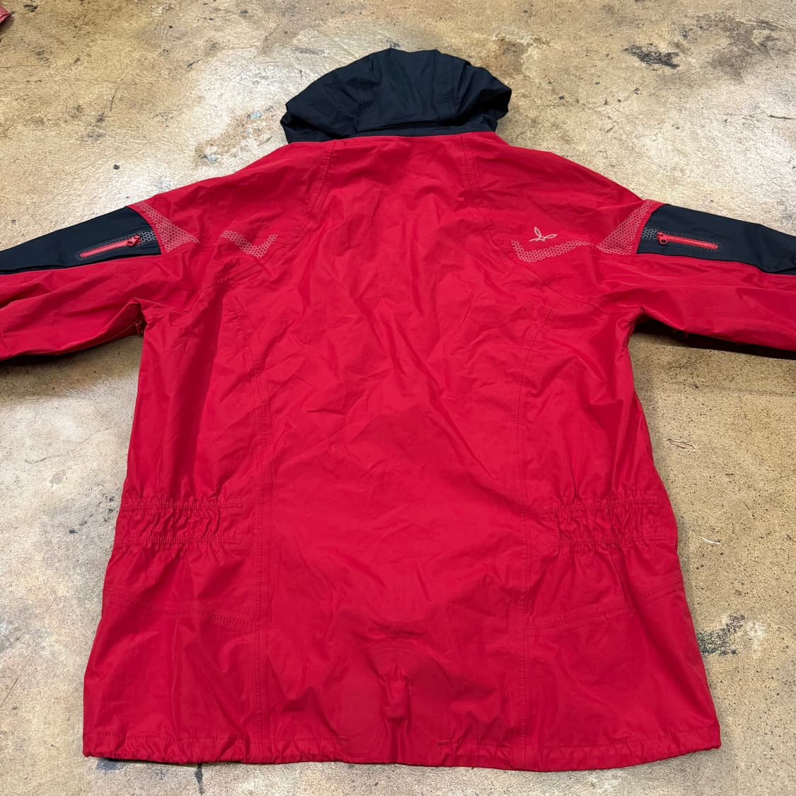 [정품/M] 몬츄라 바람막이 자켓 레드 블랙 b14 상품이미지4