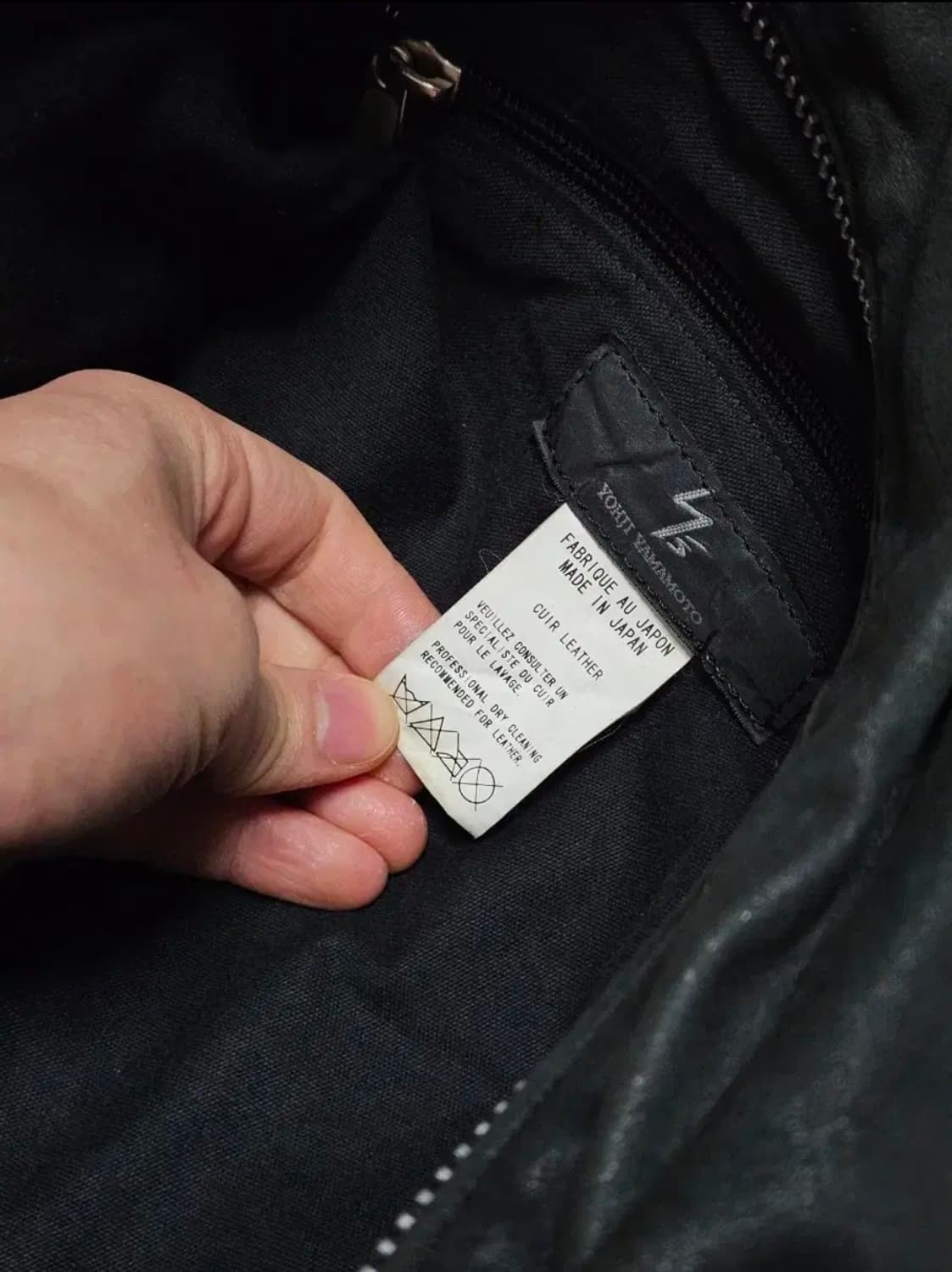 요지 야마모토 소가죽 투웨이 보스톤백 상품이미지10