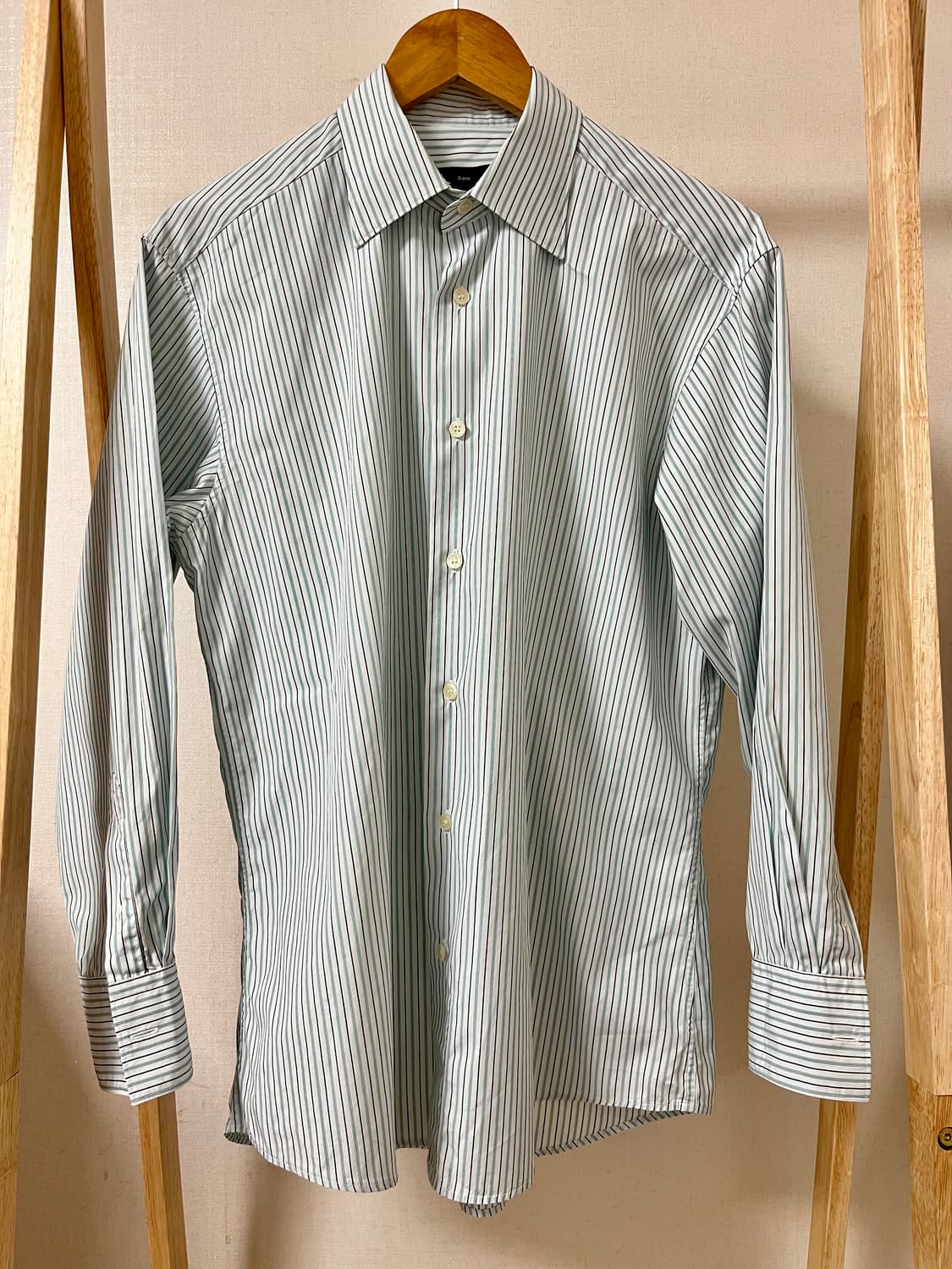 Zegna 스트라이프 셔츠 41/16 정품 상품이미지1