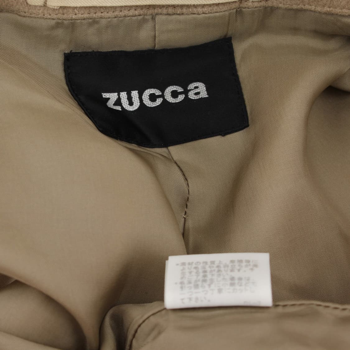 주카 라이트골드 울혼방 하프 코트(S) 상품이미지4