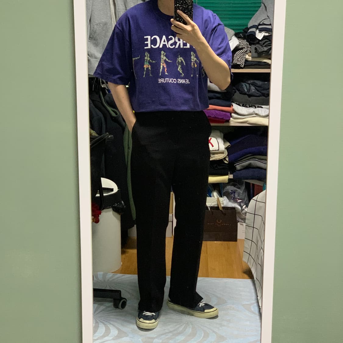 베르사체 빅로고 반팔(정품) 상품이미지3