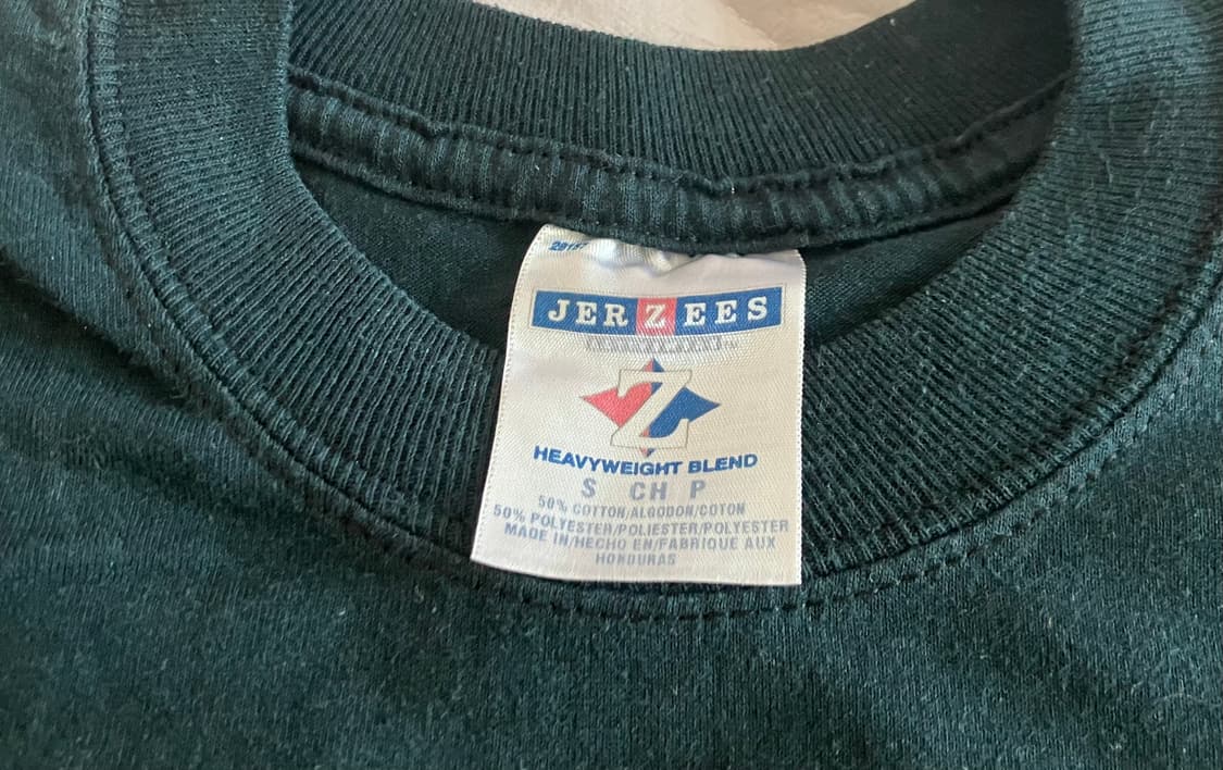 저지스 헤비웨이트 블렌드 50/50 티셔츠 여성 S 구제 빈티지 러셀 상품이미지2