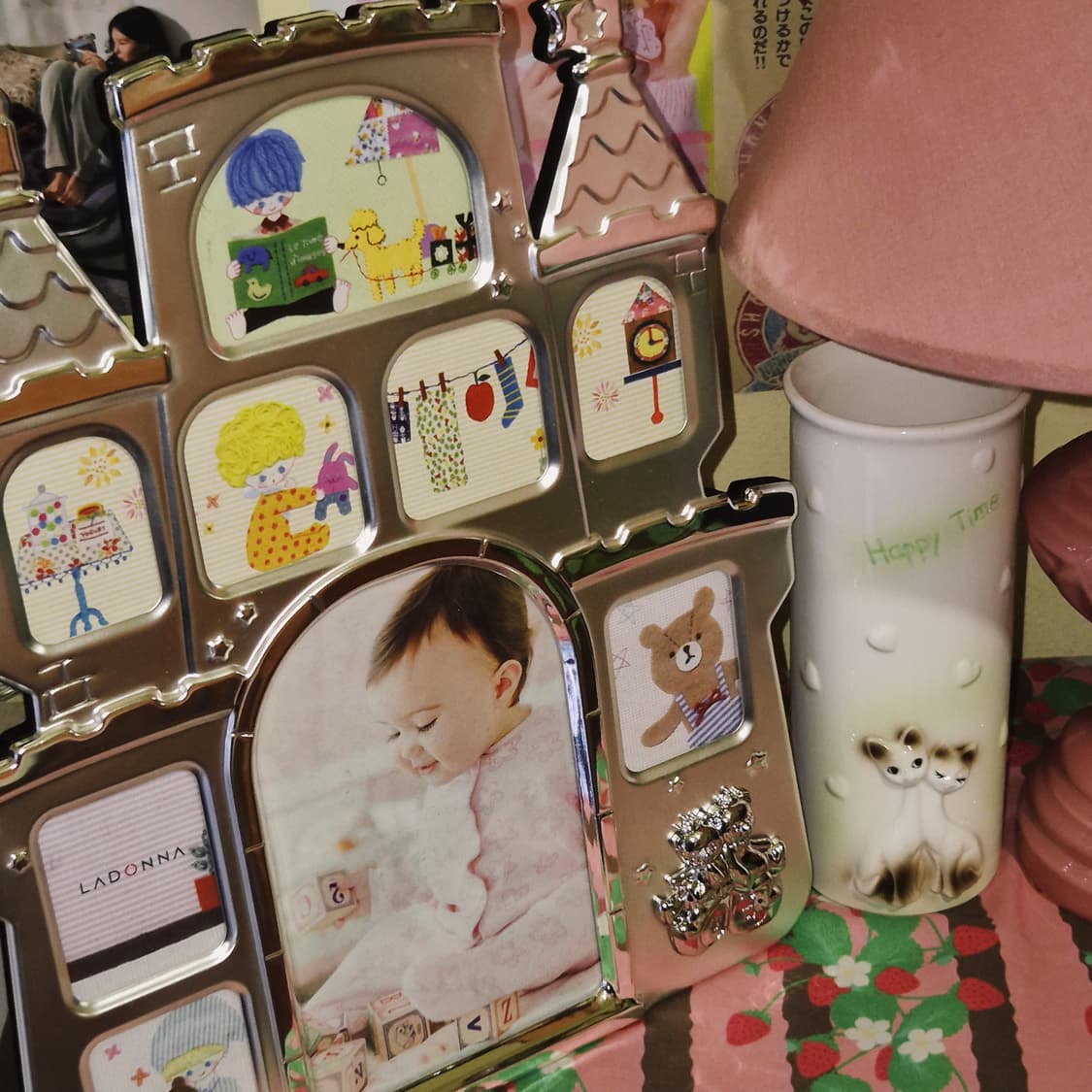 90s 라돈나 캐슬 베이비 실버 탁상 액자 상품이미지7