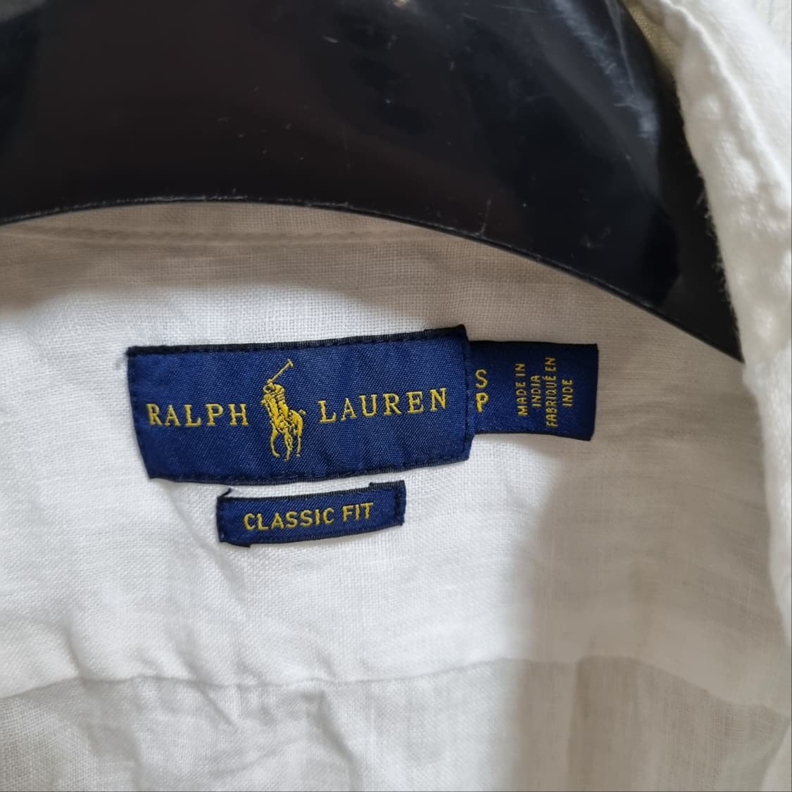 ( M ) 폴로 랄프로렌 린넨 셔츠 화이트 상품이미지4