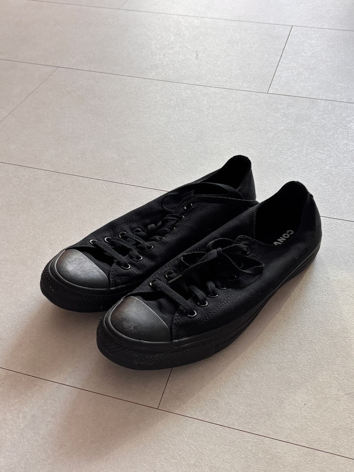 크롬하츠 아들내미도 다시 신는 올스타 로우 - 올블랙 290 상품이미지2