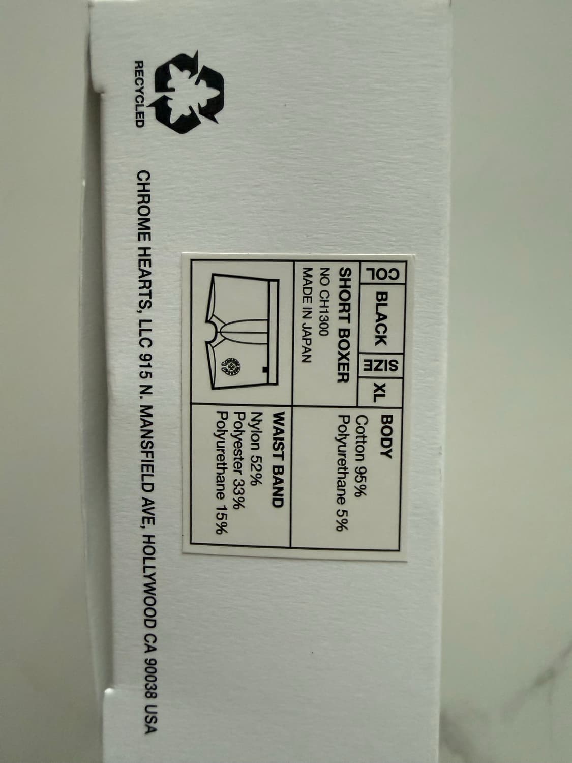 크롬하츠 복서 브리프 블랙 XL 상품이미지4