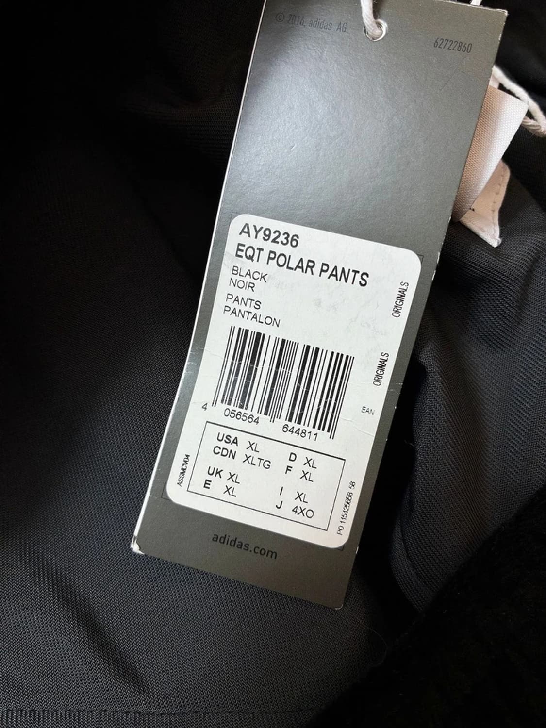 아디다스 이큅먼트 벨벳 니 스웻 팬츠 PN6964 상품이미지7