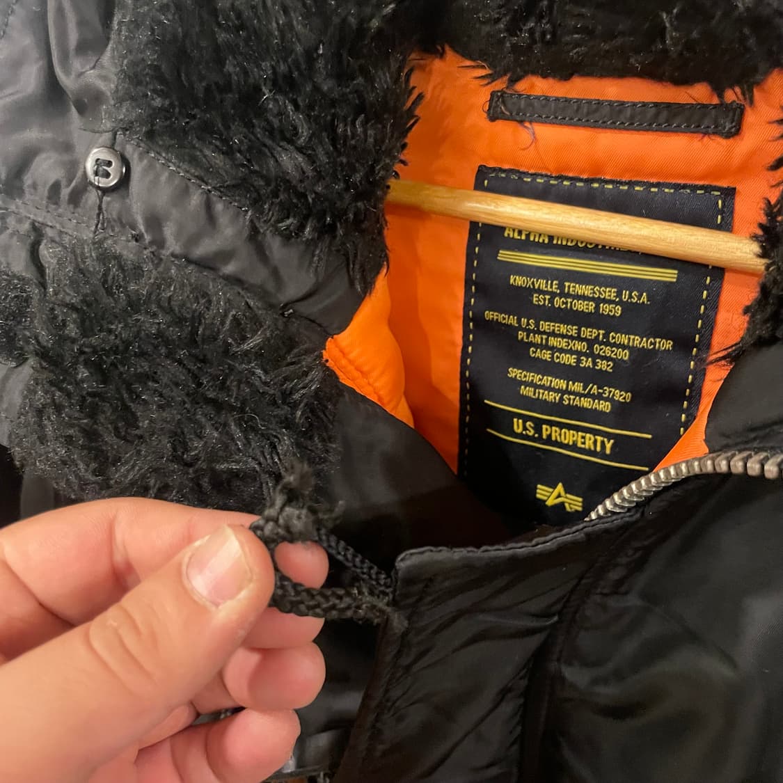 알파인더스트리 리메이크 크롭봄버 S 상품이미지5